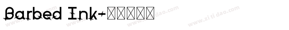 Barbed Ink字体转换